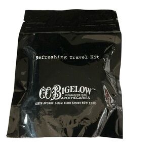 C.O. Bigelow refreshing travel kit : body lotion,lip balm ,mouth wash travel